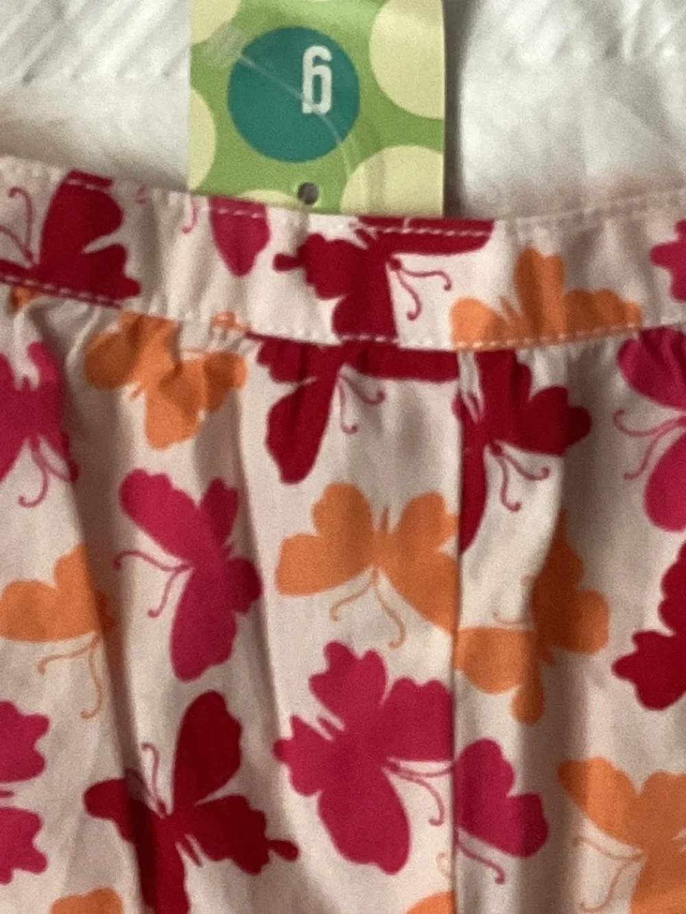 NEW Gymboree La Playa Butterflies Shorts Bloomers 12-18 Mo Vintage